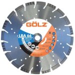 Golz - g�lz - disque diamant lba66, coupe � sec ou � eau - pour d�coupeuse ou scie de sol - � 350 mm ...