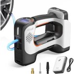 Litheli - compresseur d'air portable 20v, gonfleur de pneus 120 psi avec batterie 4. 0 ah, pour voiture, ...