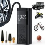 Ugreat ? gonfleur de pneu portable 150 psi ? batterie rechargeable 6000 mah ? gonflage 3x plus rapide ...