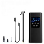 Gonfleur pneus voiture, 2000mah compresseur � air portatif avec 3 accessoires buccaux et lumi�re led ...