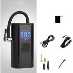 Gonfleur pneus voiture, compresseur � air portatif sans fil, gonfleur electrique, pompe a velo, inflation ...