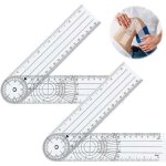 Goniometre kin�, 2pcs professionnel 360 degr� multi - r�gle angle 14 pouces colonne vert�brale m�dicale ...