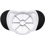 Good grips ? coupe - pommes - coupe - fruits en inox, trancheuse manuelle - noir et blanc