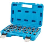 Lot de 27 extraction d'ecrous et vis  tte hexagonale de 0, 95cm, 2 adaptateurs, kit de dmontage de ...