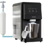 Goplus - machine à glaçons 27 kg en 24 h, glace facile à mâcher, distributeur automatique, purificateur ... Goplus - machine à glaçons 27 kg en 24 h, glace facile à mâcher, distributeur automatique, purificateur ...