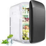 Goplus - mini frigo, refroidisseur et rchauffeur thermolectrique, rfrigrateur portable avec rgulateur ...