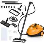 Goplus nettoyeur vapeur avec 19 accessoires, c�ble d?alimentation long de 3, 7m pression 4 bar puissance ...