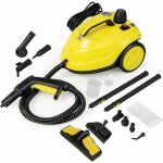 Nettoyeur vapeur 2000w avec rservoir 1, 8l, 13 accessoires, pression 5 bar, balai vapeur pour tapis, ...