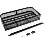 Goplus panier de rangement avant pour vtt, en maille avec soudage et fixation � vis, cadre en m�tal enduit ...