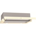 Gorenje bhp62cli hotte t�lescopique beige et brun 60 cm