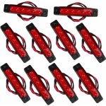 10lampes de signalisation latérale 12v 6smd led feux de position avant arrière pour remorque camion caravane ... 10lampes de signalisation latérale 12v 6smd led feux de position avant arrière pour remorque camion caravane ...