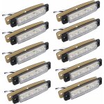 10pcs 12v feux de position latéraux 6smd led lampe avant feux de position latéraux arrière pour remorque ... 10pcs 12v feux de position latéraux 6smd led lampe avant feux de position latéraux arrière pour remorque ...