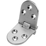 Gotrays - lot de 2 charni�re � rabat invisible en alliage de zinc pliante, charni�re � 180 degr�s demi ...