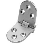 Gotrays - lot de 2 charni�re � rabat invisible en alliage de zinc pliante, charni�re � 180 degr�s demi ...