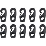 Gotrays - lot de 20 crochets de tente, mousqueton en plastique, accessoires pour les voyages, le camping, ...