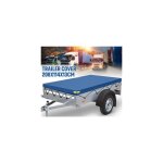 Bache remorque, bche de remorque tanche avec corde en caoutchouc, bche protection plate 208 x 114 ...