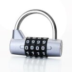 Gotrays - bloc de 4 chiffres, gym r , 54mm bloc de fourmis r r�initialisable, argent