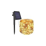 Guirlande lumineuse solaire extrieure, 12m 120 led 8 modes dcoration [classe d'nergie a + + + ].