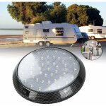 Qiedie - lampe d'intrieur rv, 12v led plafonnier dme toit, clairage intrieur de caravane avec interrupteur ...