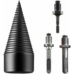Perceuse  bois de chauffage, 3 pices amovibles pour fendeuse  bois comprenant une perceuse  cne ...