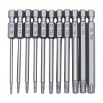 Tte de lot creuse poigne hexagonale tte de tournevis torx avec trou moyen jeu de ttes de tournevis ...