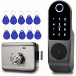 Verrou �lectronique intelligent biom�trique � empreintes digitales avec mot de passe virtuel wechat qr ...