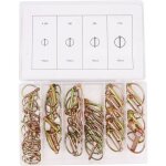Goupille clip, 50 pièces 4 tailles assortiment de goupilles clips pour remorque de tracteur agricole Goupille clip, 50 pièces 4 tailles assortiment de goupilles clips pour remorque de tracteur agricole
