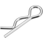 Goupille fendue ressort 1. 2mm fil acier carbone 21mm longueur remorque r forme pince � clipser clavette ...