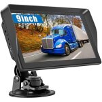 Gps voiture, 9 pouce gps poids lourds, auto navigation avec hd cran tactile, multi - languages guidage ...
