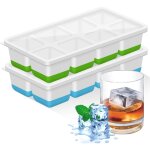 Grand bac � gla�ons, moule � gla�ons en deux parties, sans bpa, empilable et r�utilisable (vert + bleu) ...