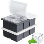 Grand bac � gla�ons pour whisky : grand bac � gla�ons carr� pour cocktails ? lot de 2 bacs � gla�ons ...