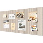 Grand tableau d?affichage 24 � 16 pouces, tableau d�coratif en feutre pliable (0, 35 ), avec ruban adh�sif, ...