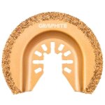 Graphite - disque cramique demi - rond de 64 mm - coupe et limination prcises du coulis