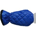 Grattoir � glace avec gant raclette pare brise, bande �lastique enserr�, couleur: bleu