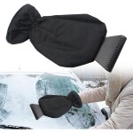 Grattoir vitre voiture avec gant, grattoir � glace avec gant raclette pare brise, glace gratte glace ...