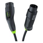 Green cell - habu evgc01 chargeur mobile ev pour v�hicules �lectriques 11 kw 7 m type 2 cee wallbox noir ...