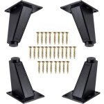 Green mobility - 4 pi�ces pieds de meubles, pieds de meubles obliques en m�tal en aluminium, remplacement ...
