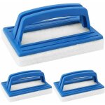 Green mobility - brosse �ponge ligne d'eau, 3 pi�ces brosse de piscine en plastique avec poign�es brosse ...