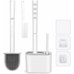 Green mobility - brosse de toilette en silicone et brosse de nettoyage, brosses wc avec long manche, ...