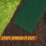 Green mobility - couverture biod�gradable non tiss�e de graine d'herbe de couverture d'eco de jardinage ...