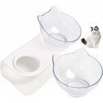 Green mobility - gamelles pour chat, bol pour chat inclin� � 15 �, sur�lev�, double bol pour animal domestique ...