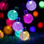 Green mobility - guirlande lumineuse solaire d'ext�rieur 6, 5 m ? 30 ampoules led multicolores ? 8 modes ...