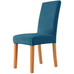 Green mobility - housses de chaise en velours extensible pour chaises de salle � manger lot de 2 housses ...