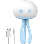 Green mobility - lampe led en forme de m�duse mignonne, rechargeable en silicone, luminaire d�coratif ...