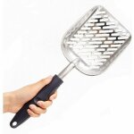 Green mobility - m�tal pelle � liti�re pour chat, pelles � liti�re en alliage d'aluminium avec poign�e ...