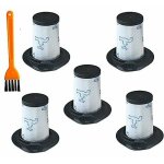 Green mobility - pack de 5 filtres pour rowenta air force 460 all in one rh92xxwanan -