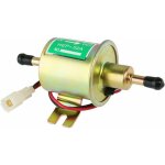 Green mobility - pompe � carburant �lectrique 12v voiture essence solide m�tal heavy duty (argent)