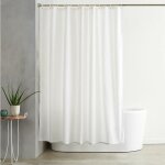 Green mobility - rideau de bain en tissu polyester � ourlet �pais 180x180cm