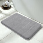 Green mobility - tapis de bain grande taille 51 x 81 cm, doux et confortable, super absorption d'eau, ...