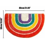Green mobility - tapis de bain ray� en couleurs demirond microfibres antid�rapant et absorbant pour baignoire, ...